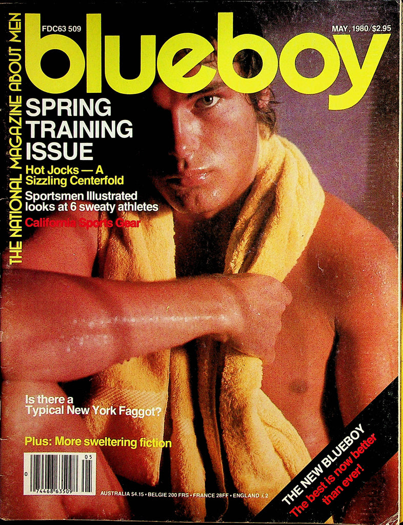 Blueboy Gay Magazine  Spring Training Issue  Hot Jocks- A Sizzling Centerfold  May 1980    112322lm-p4