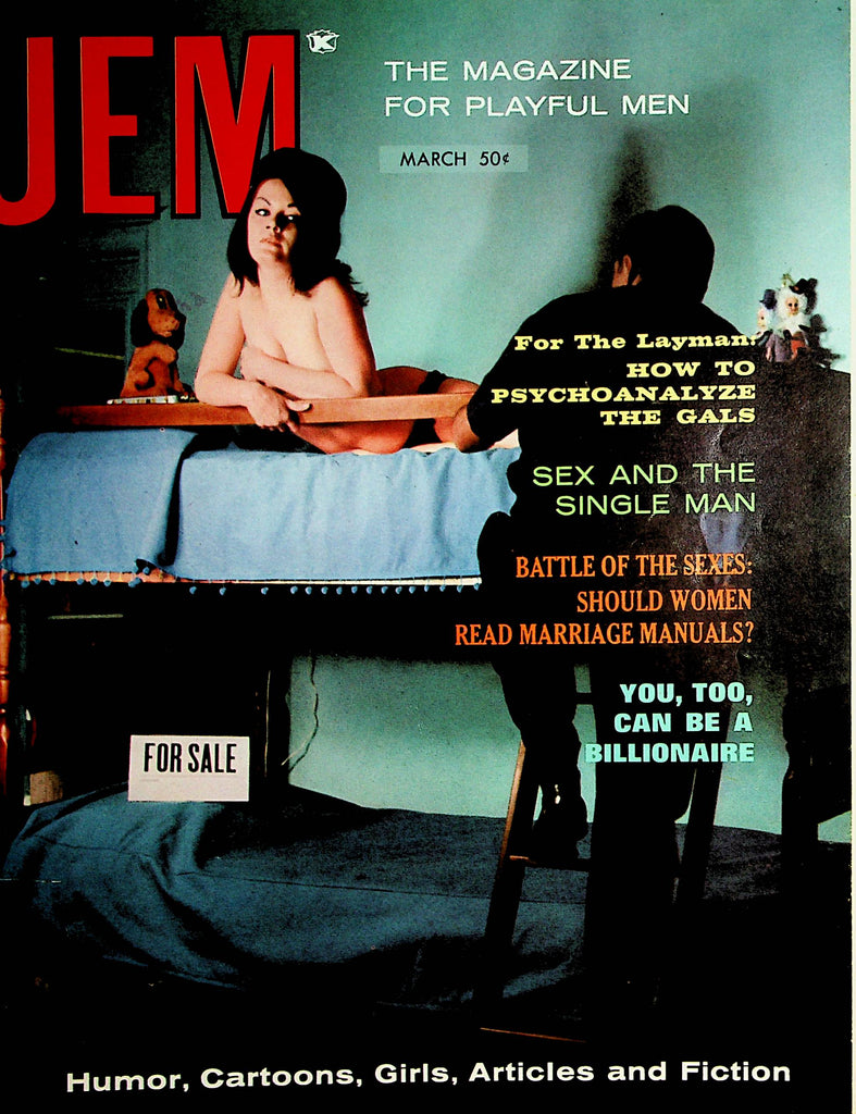 Jem Busty Vintage Magazine  Centerfold Girl Bibi Kobar  March 1964     101421lm-dm
