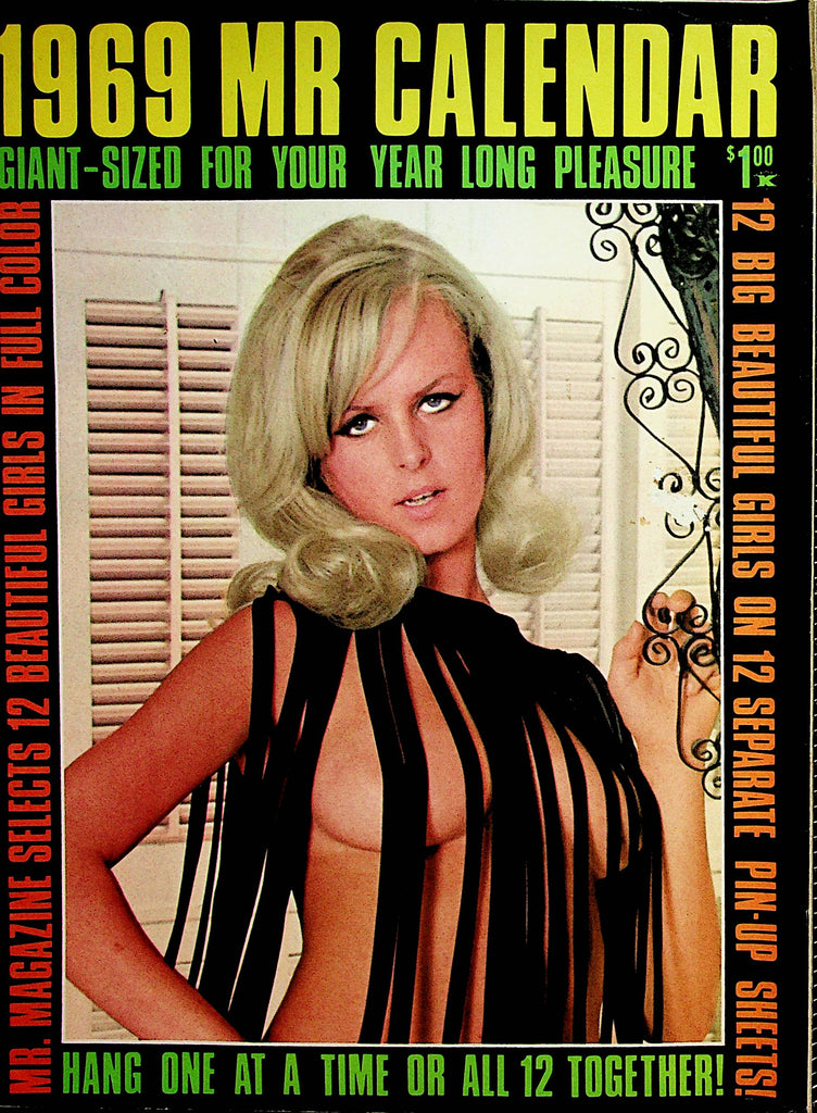1969 Mr Calendar  Giant-Sized Wall Calendar  12 Beautiful Girls     110922lm-p