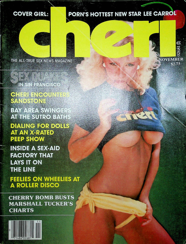 Cheri Magazine Sex Quakes &Lee Carrol November 1980 100422RP