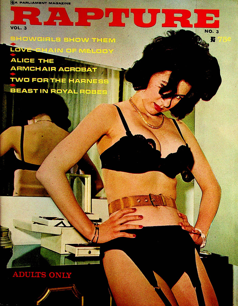 Rapture Busty Magazine  2 For The Harness  Donna Berry & Laura Lander's vol.3 #3  1963  Parliament Publication   101322lm-p