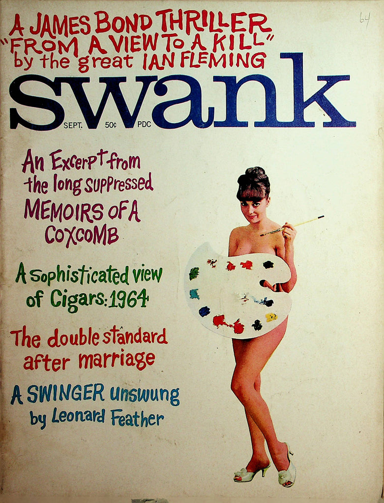 Swank Busty Magazine James Bond Thriller "From A View To A Kill"  September 1964    112921lm-dm
