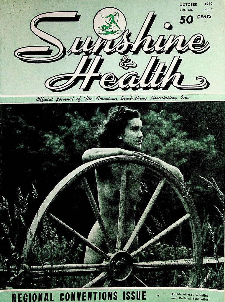 Sunshine & Health Nudist Vintage Magazine   Regional Conventions Issue  October 1950      012023lm-p2