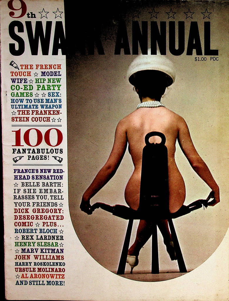 Swank Annual Magazine Colette: France's New Redhead Sensation  #1 1962  9 th Anniversary   062922lm-p