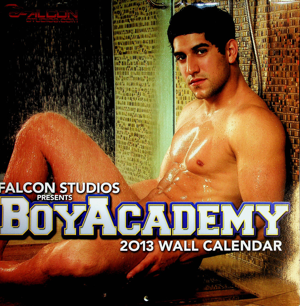 Falcon Studios  Boy Academy  2013 Wall Calendar  12" x 12"  Cover Hunk Tony Capucci     041323lm-pcal