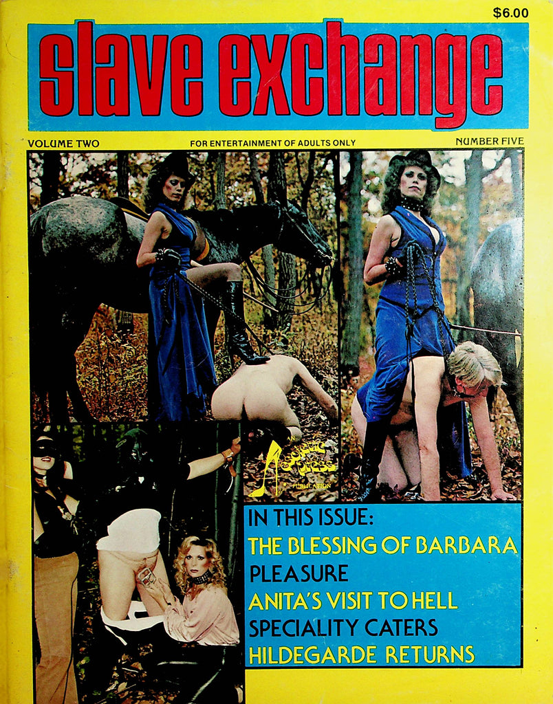 Slave Exchange Fetish Magazine The Blessing Of Barbara  vol.2 #5  1982 Esoteric Press  082421lm-dm