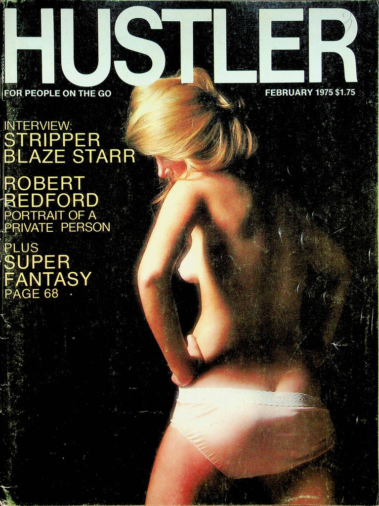 Hustler Magazine Blaze Starr Robert Redford February 1975 051322RP