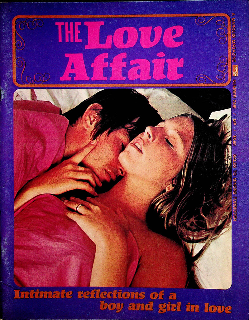 The Love Affair Magazine  Intimate Reflections Of A Boy and Girl In Love  #1 1969 Marquis Publication  101922lm-p3