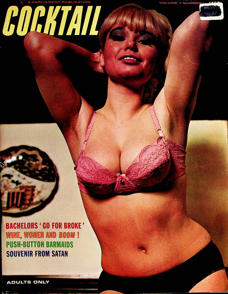 Cocktail Busty Magazine   Wine, Women And Boom!  vol.7 #1 1967     Parliament Publication   062822lm-p