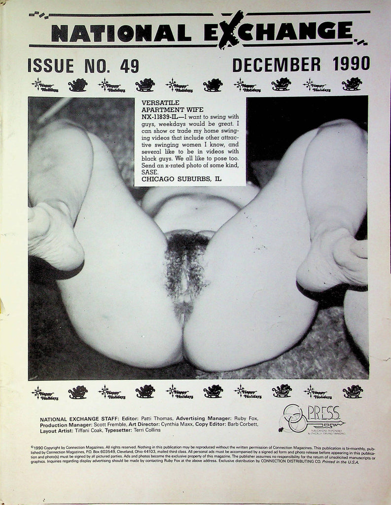 Swinger Magazine National Exchange No.49 December 1990 good reading copy 020823RP