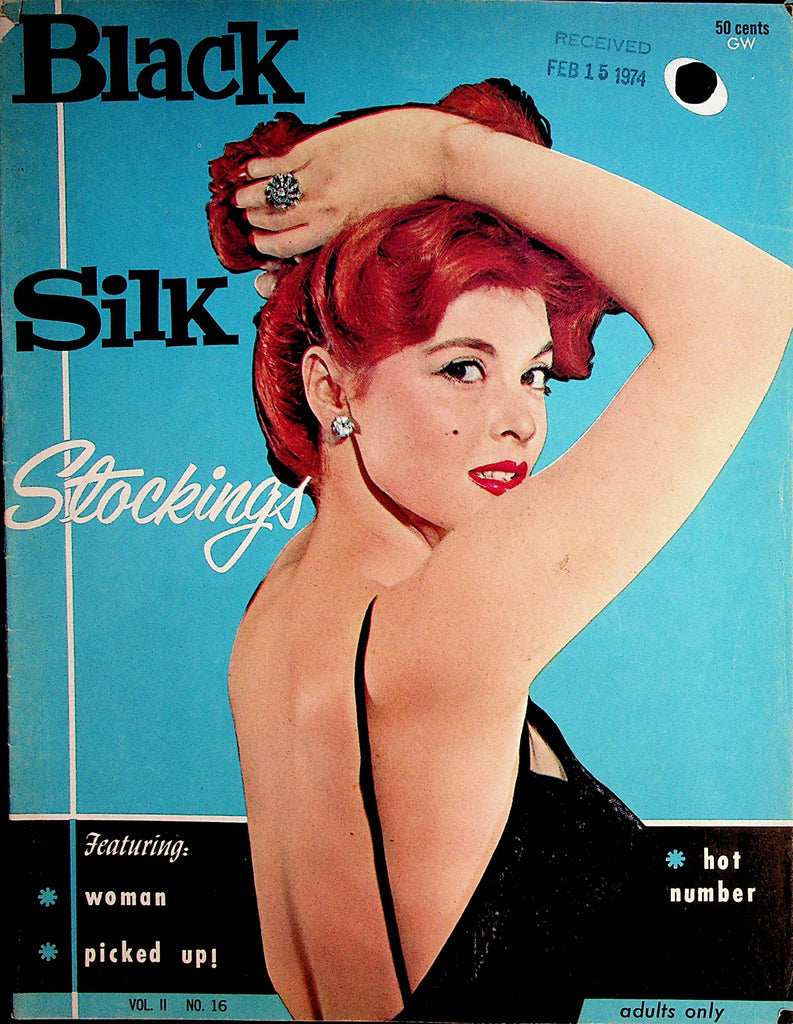 Black Silk Stockings Magazine  Bosomy And Torrid Centerfold Girl   vol. II  #16  1960  071322lm-p
