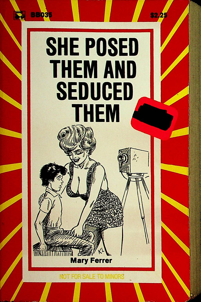 She Posed Them And Seduced Them Adult Novel by Mary Ferrer  1975   091721dm2