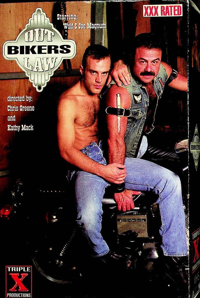 Out Law Bikers Gay VHS  Wolf & Joe Magnum   XXX  1994 Triple X Productions   041622lm-p