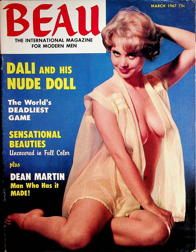 Beau Busty Magazine   Doll Of The Month Donna Marlow  / Dean Martin  March 1967      071622lm-p
