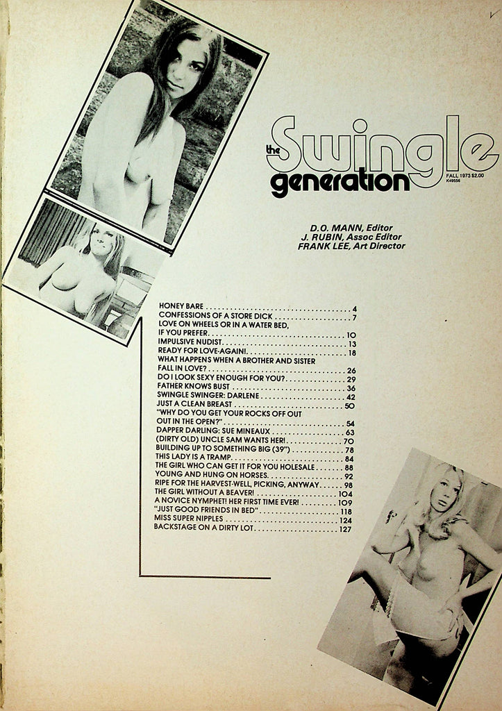 The Swingle Generation Magazine  Miss Super Nipples  #1 Fall 1973    101221lm-dm