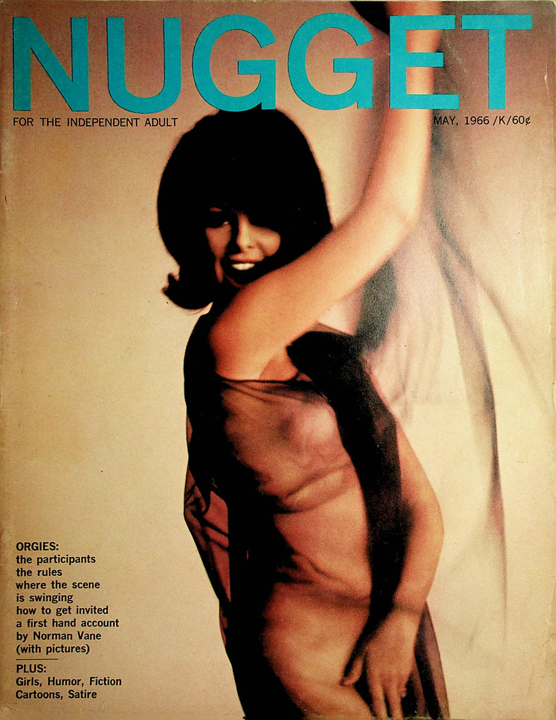 Nugget Vintage Magazine  Covergirl Laura Williams  May 1966      121621lm-dm