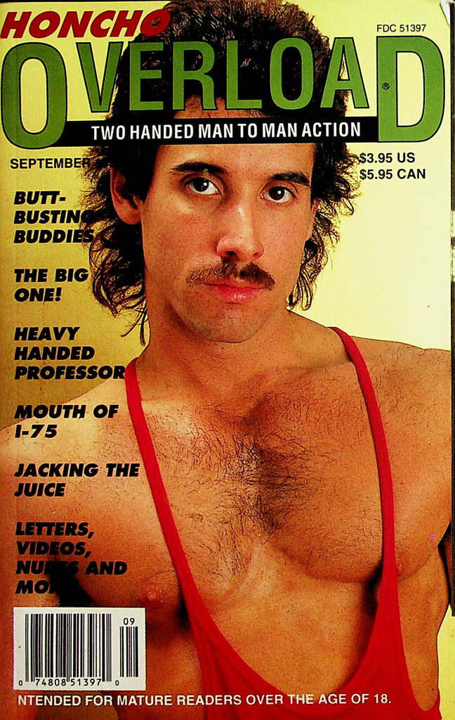 Honcho Overload Gay Digest  Butt-Busting Buddies  September 1995    033123lm-p