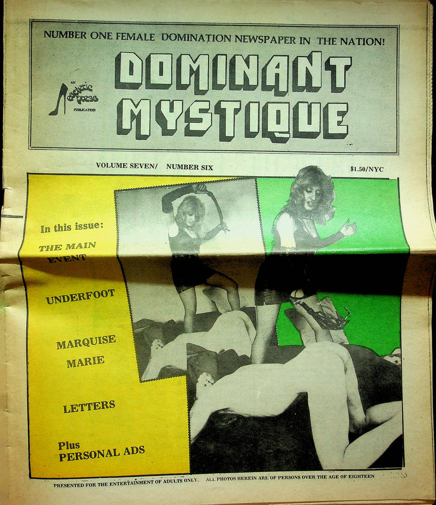 Dominant Mystique Magazine Marquise Marie & The Main Event Vol.7 No.6 090722RP
