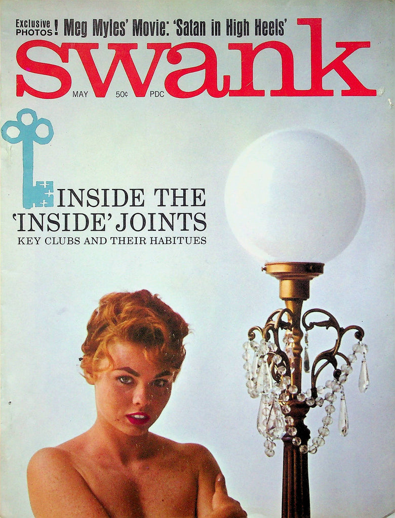 Swank Magazine Inside The Inside Joints Meg Myles' Movie May 1962 082222RP