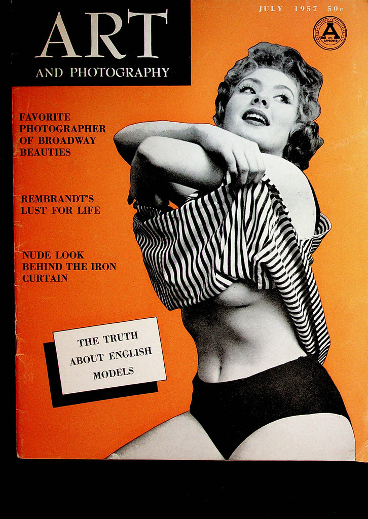 Art And Photography Magazine  Jayne Mansfield  /Rembrandt's Lust For Life  July 1957   083122lm-p