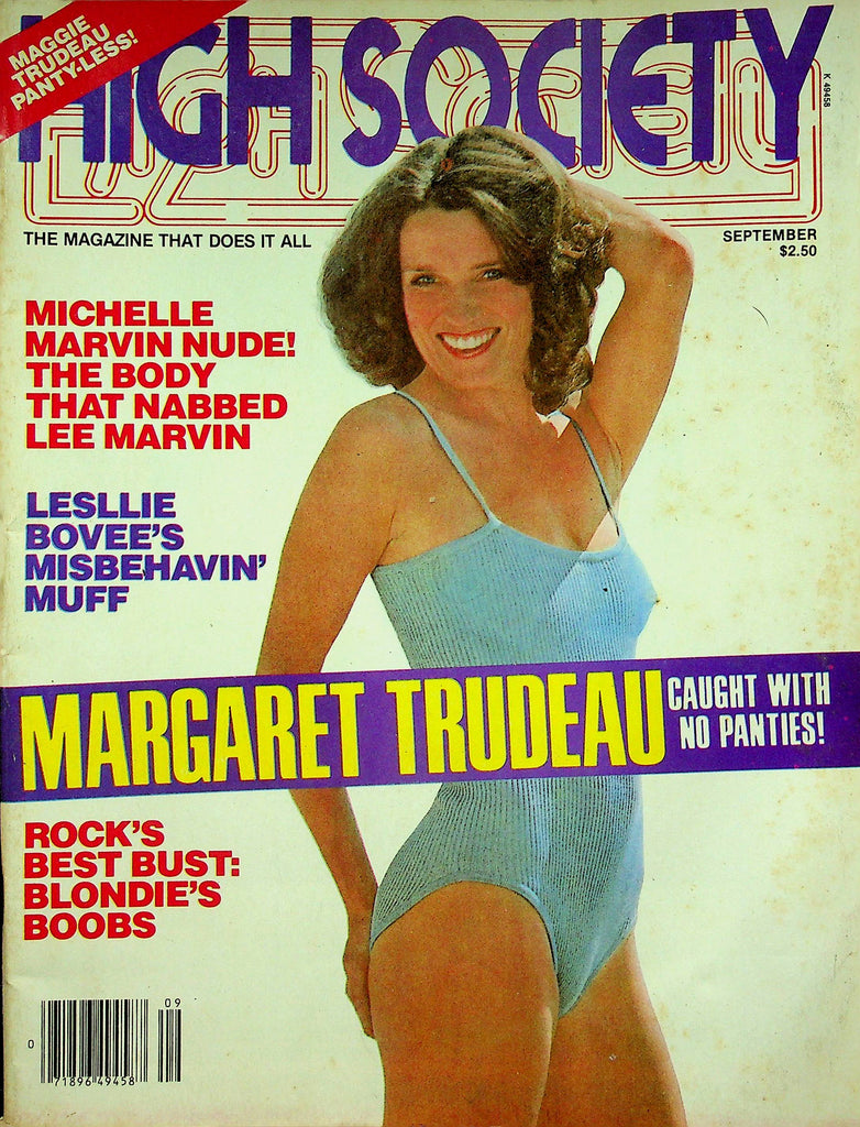 High Society Magazine Margaret Trudeau & Michelle Marvin September 1979 070722RP