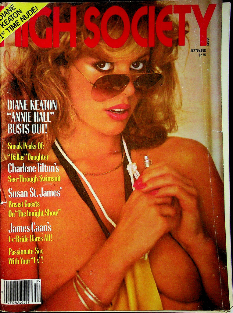 High Society Magazine Diane Keaton & Charlene Tilton September 1980 022223RP