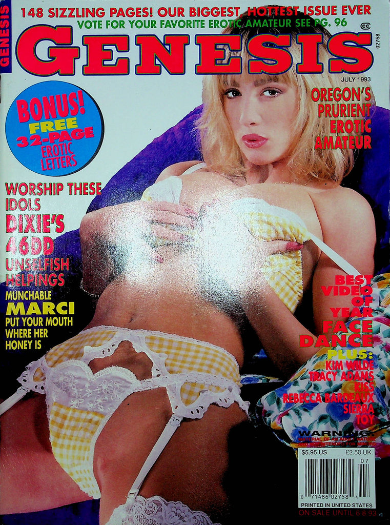Genesis Magazine Dixie & Kim Wilde & Tracy Adams July 1993 010523RP