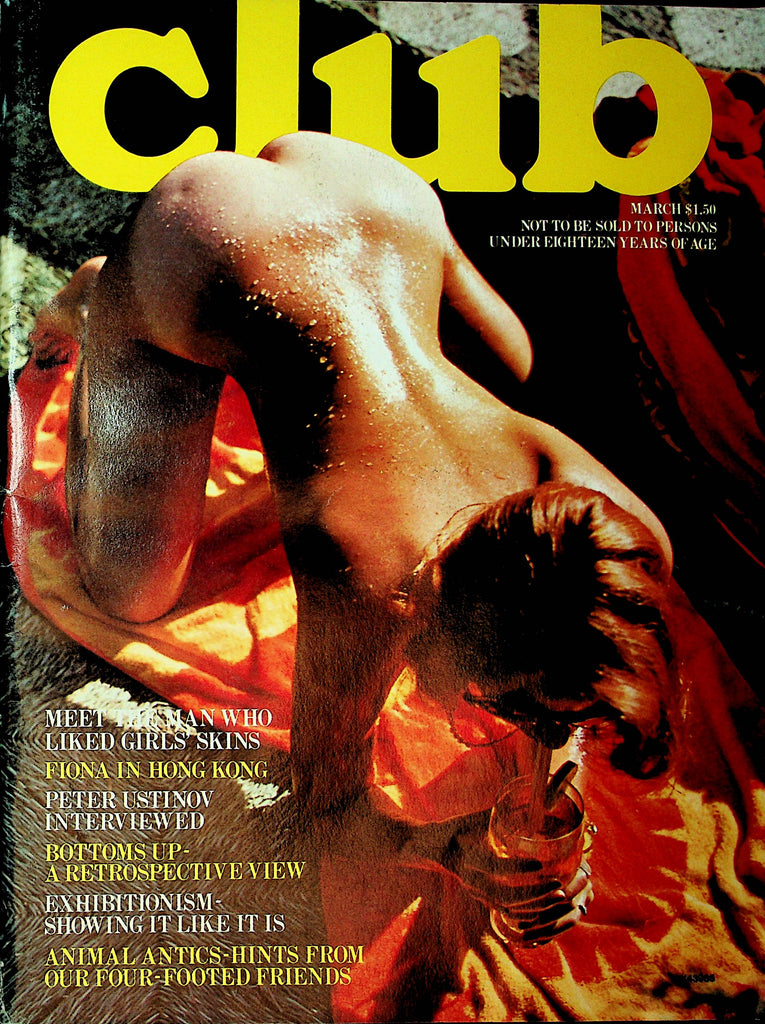 Club Magazine   Fiona In Hong Kong/ Peter Ustinov Interview March 1975   Paul Raymond   061721lm-dm2