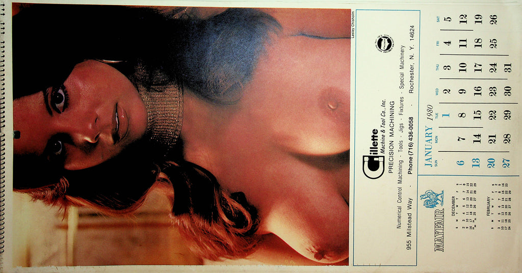 Mayfair Advertising Wall Calendar 1980-Gillette Machine & Tool    100720lm-amsh