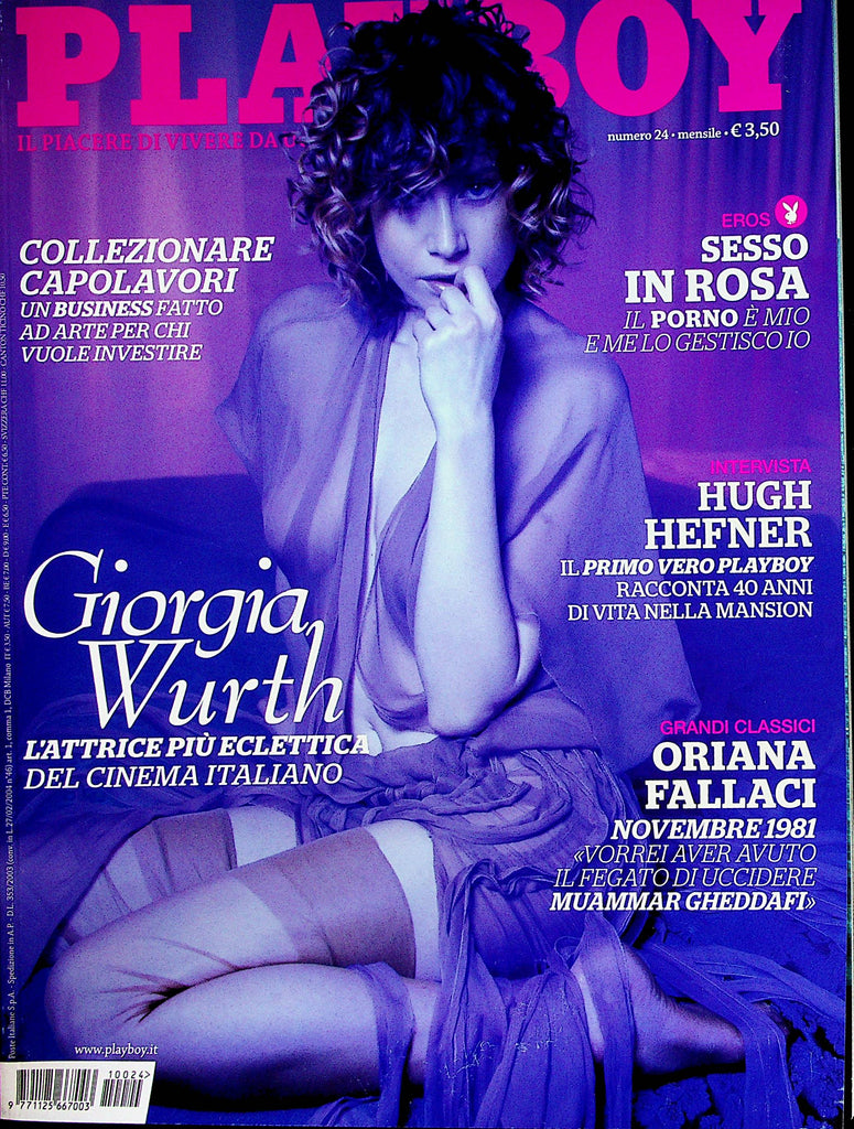 Playboy Italian International Magazine  Giorgia Wurth / Hugh Hefner #24  April 2011    011023lm-p3