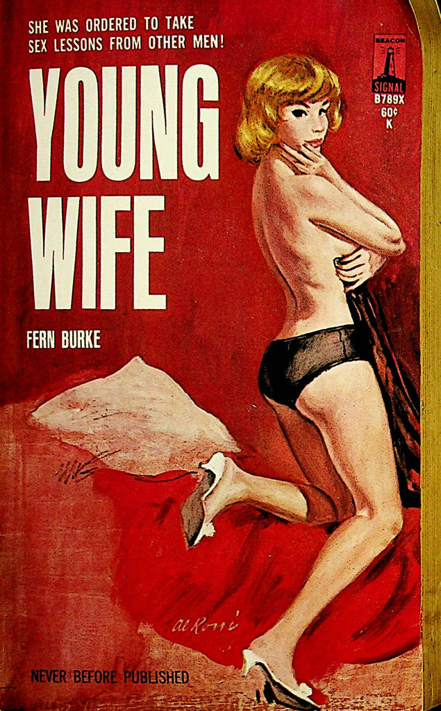 Young Wife Novel  by Fern Burke  1964 Beacon Book   110521lm-dm2