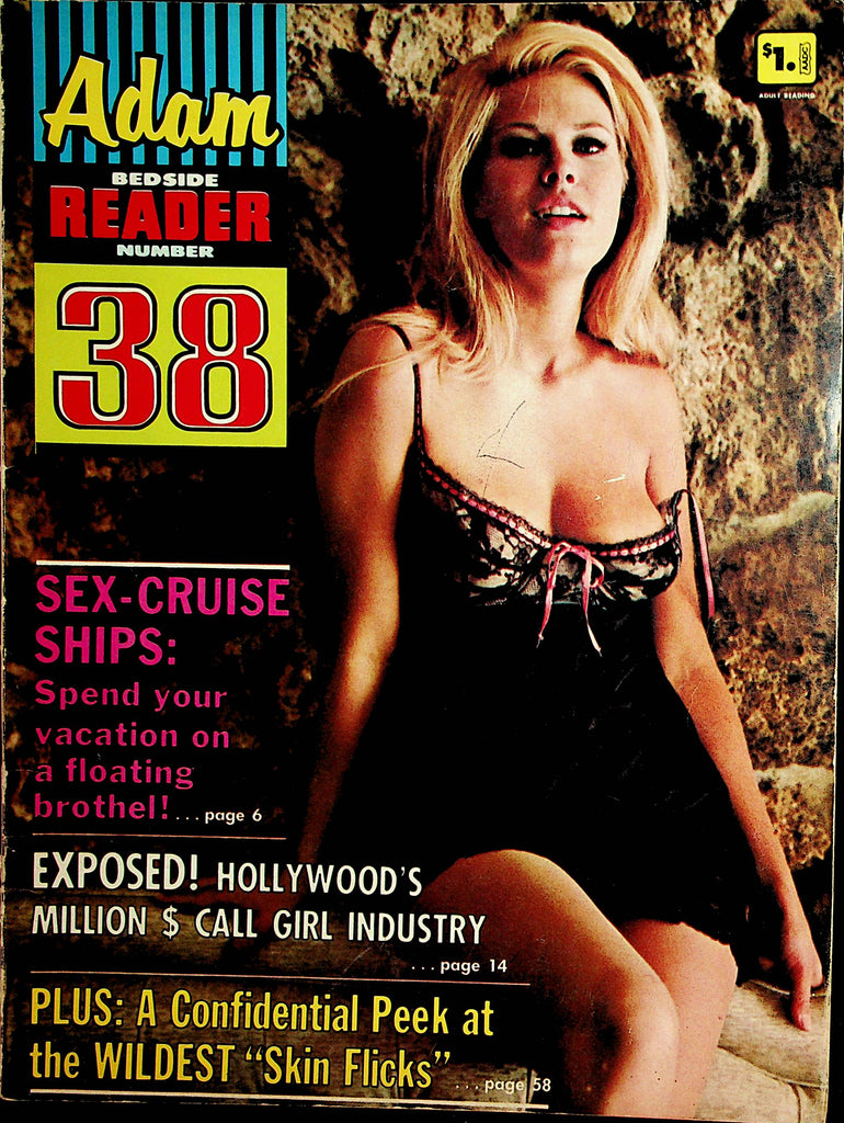 Adam Bedside Reader Vintage Magazine  Sex-Cruise Ships  #38  1968    012522lm-dm