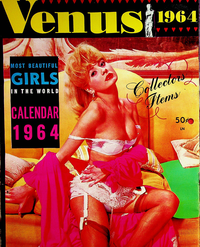 Venus 1964 Wall Calendar   Most Beautiful Girls In The World   Collectors Edition 110822lm-p