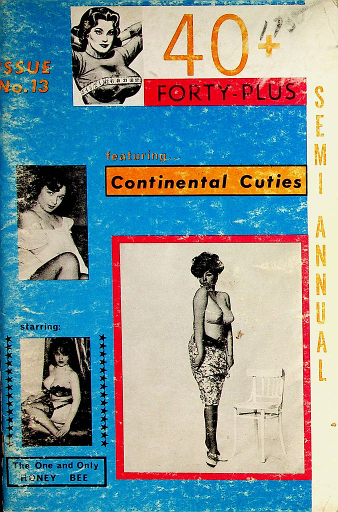 40+ Busty Vintage Semi Annual Magazine  Continental Cuties Starring Honey Bee #13 1965    062722lm-p