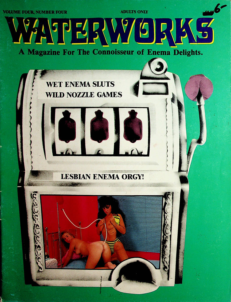 Waterworks Magazine   Lesbian Enema Orgy!  vol.4 #4  1970's   122321lm-dm