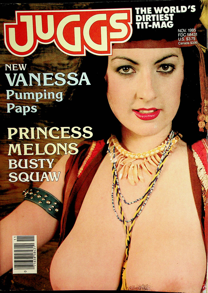 Juggs Magazine  Covergirl Princess Melons Busty Squaw  November 1985   022622lm-p2