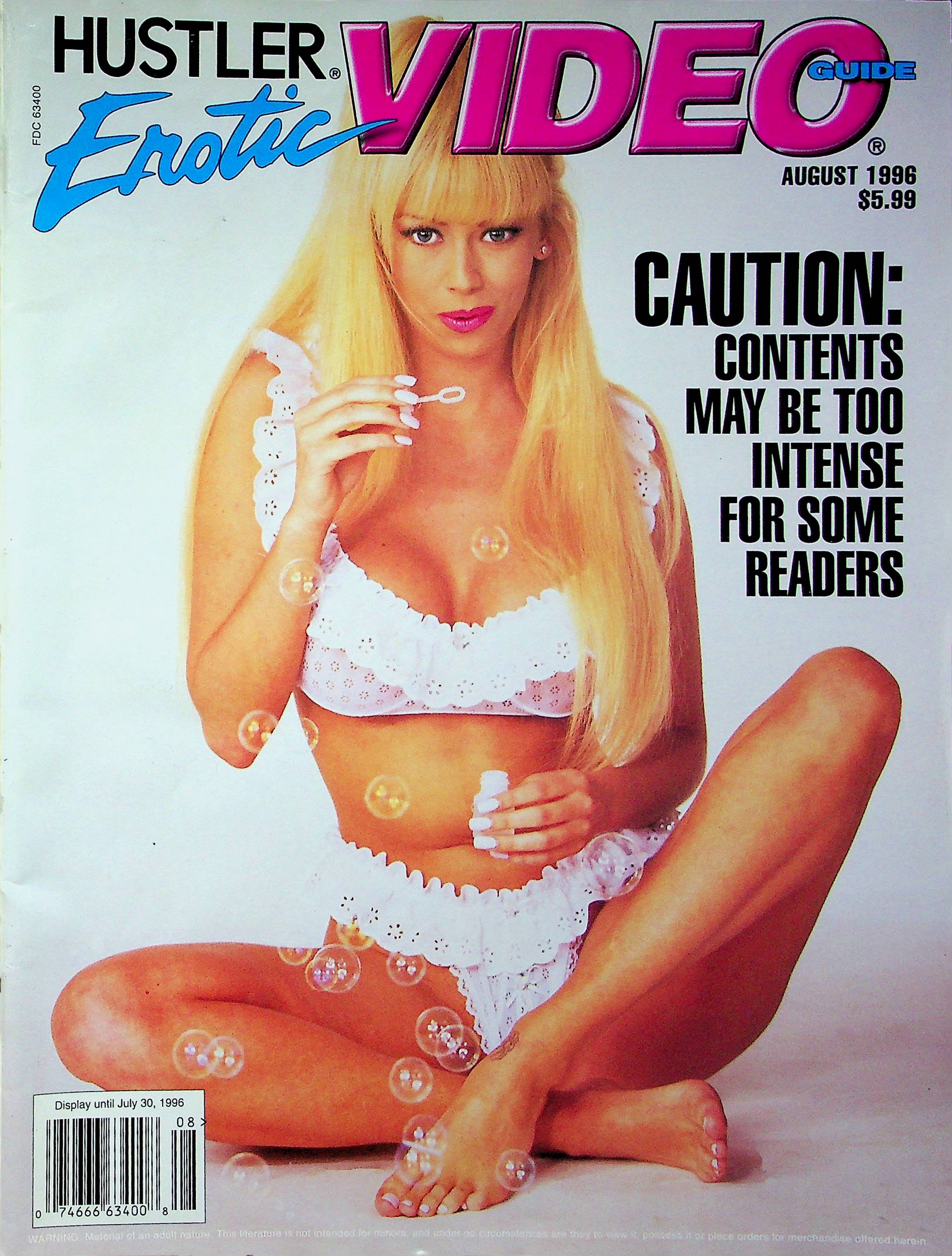 Hustler Erotic Video Magazine Nina Suave & Slut City August 1996 02202 –  Mr-Magazine