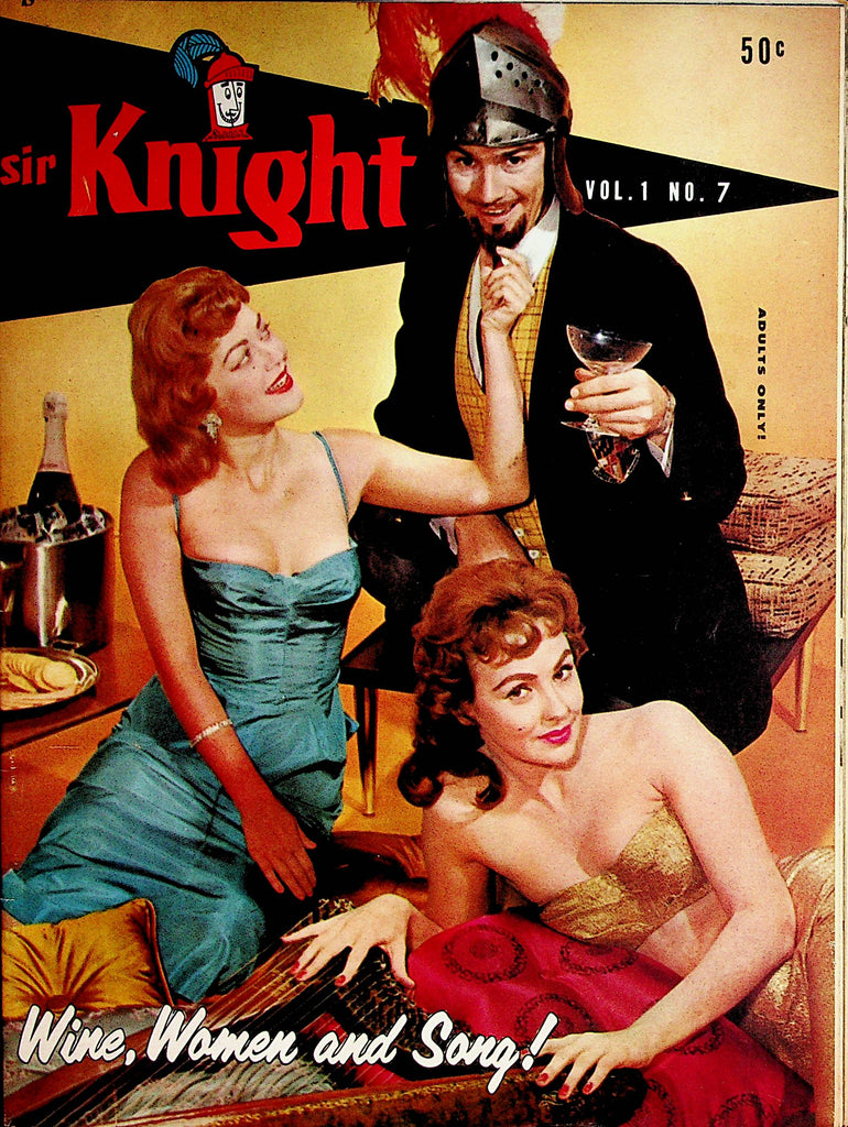 Sir Knight Magazine  Wine, Women and Song! June Wilkinson   vol.1 #7  1959      090222lm-p2