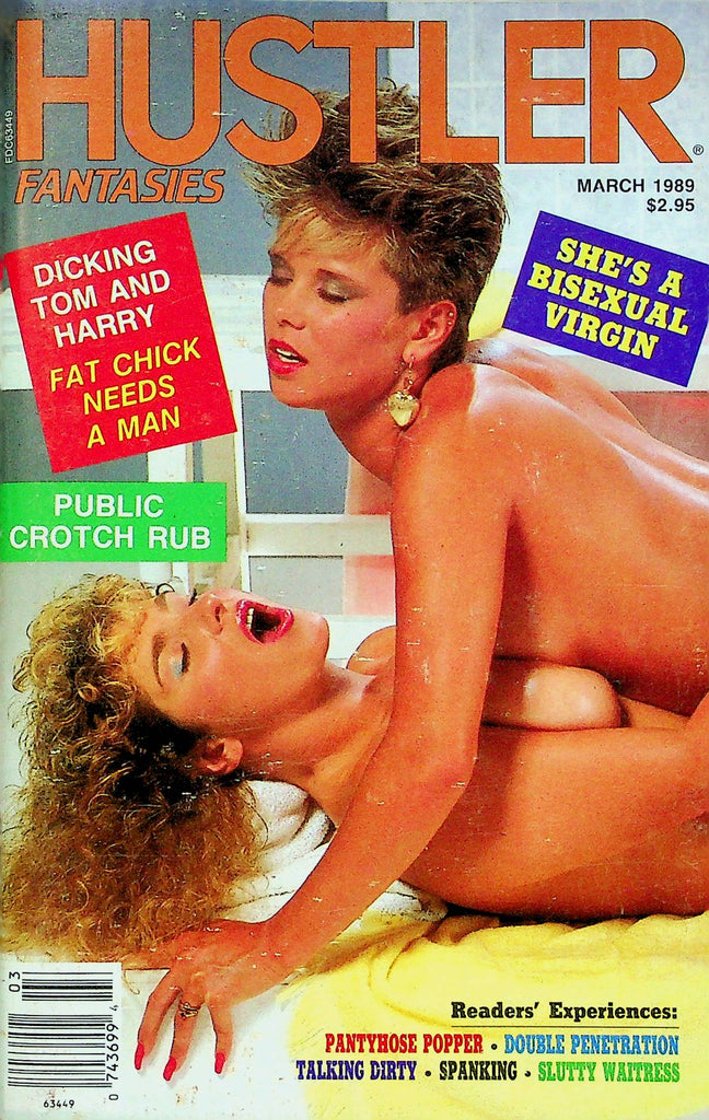 Hustler Fantasies Magazine Dicking Tom And Garry March 1989 110222RP3