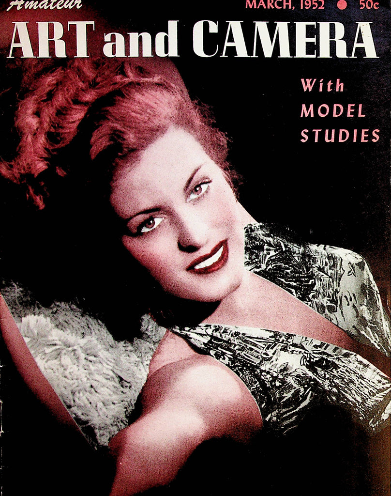 Amateur Art and Camera With Model Studies Magazine  March 1952    070222lm-p