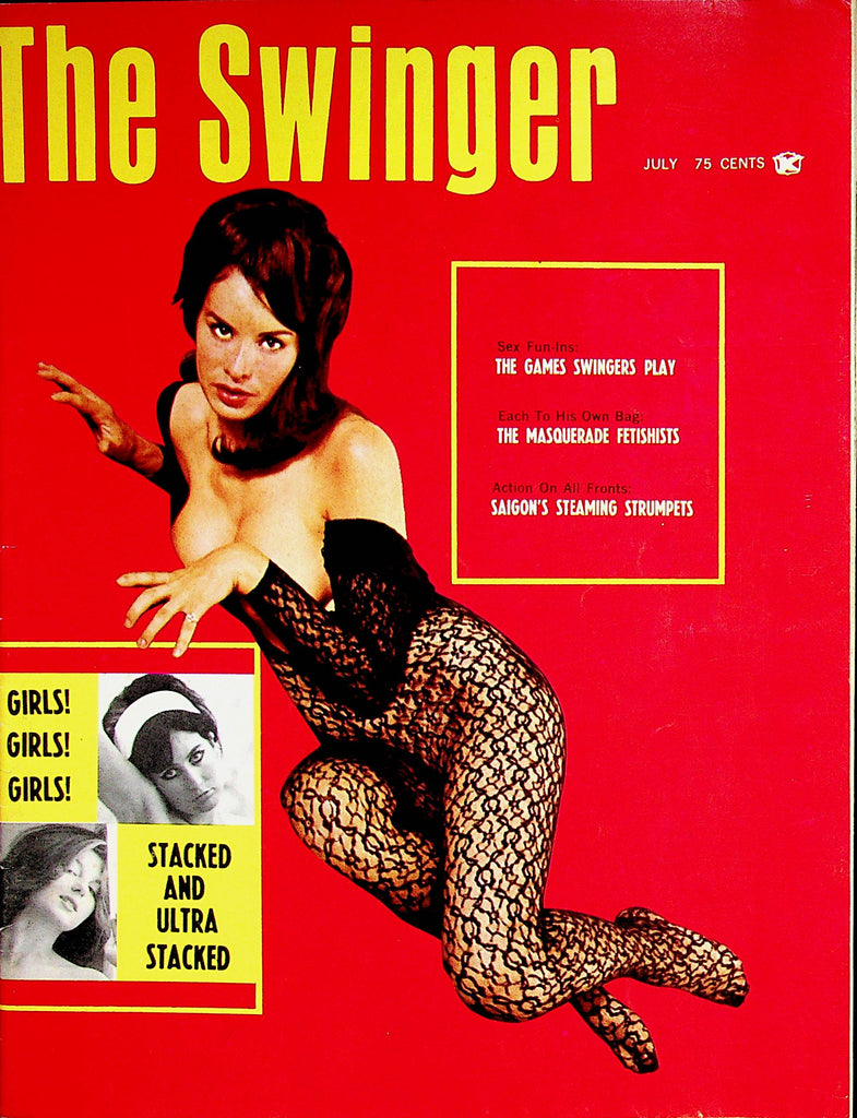 Swinger Busty Magazine  Swinger Of The Month Jackie  July 1968  062022lm-p