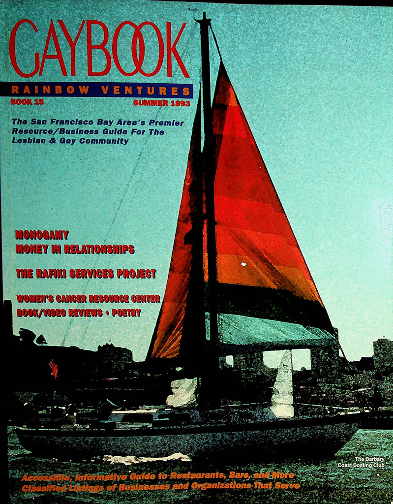 Gay Book Rainbow Ventures San Francisco Bay Area  #15 Summer 1993  092821lm-dm
