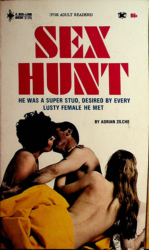 Sex Hunt Bee Line Novel by Adrian Zilche  1968    092321lm-dm