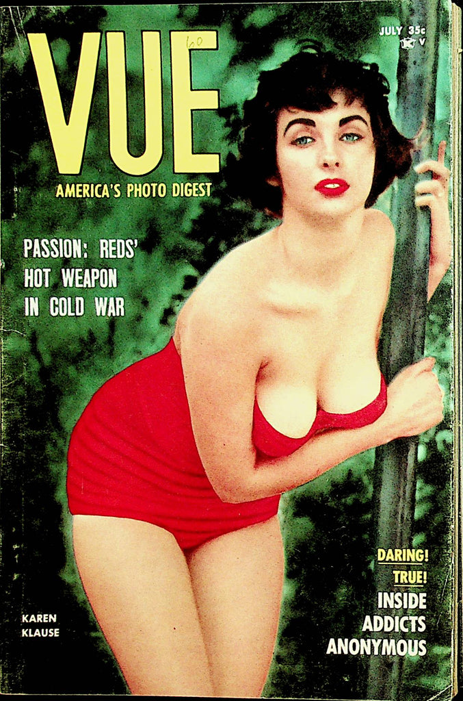Vue Vintage Digest  Covergirl Karen Klause  July 1960      110221lm-dm