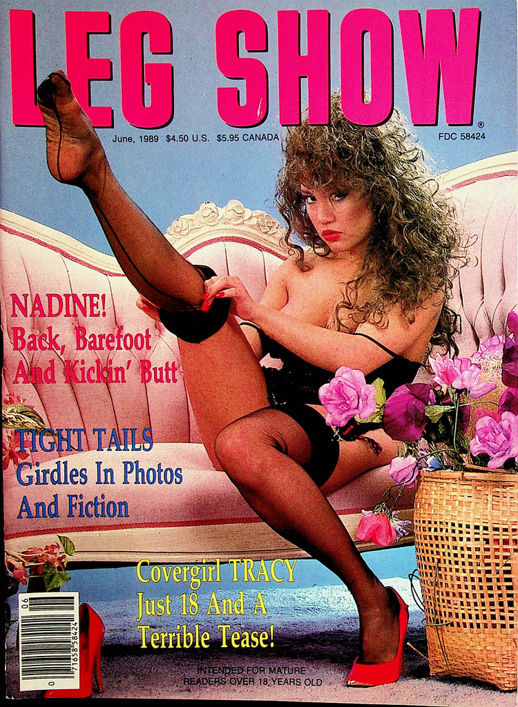 Leg Show Magazine  Covergirl Tracy / Elmer Batters  June 1989   030422lm-p
