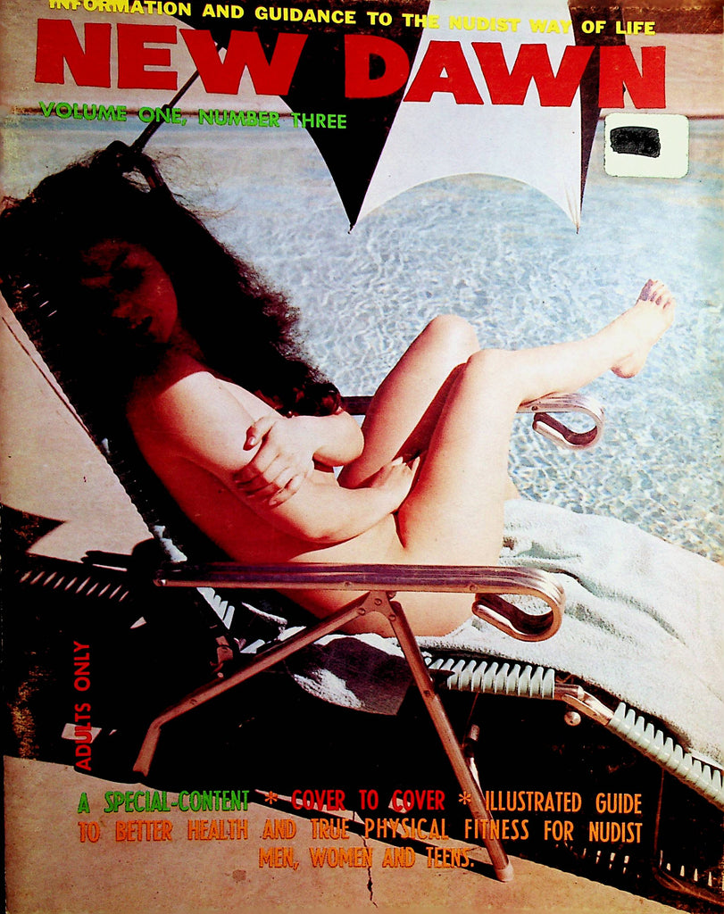 New Dawn Nudist Magazine  Guidance To The Nudist Life  vol.1 #3  1960's    092821lm-dm2