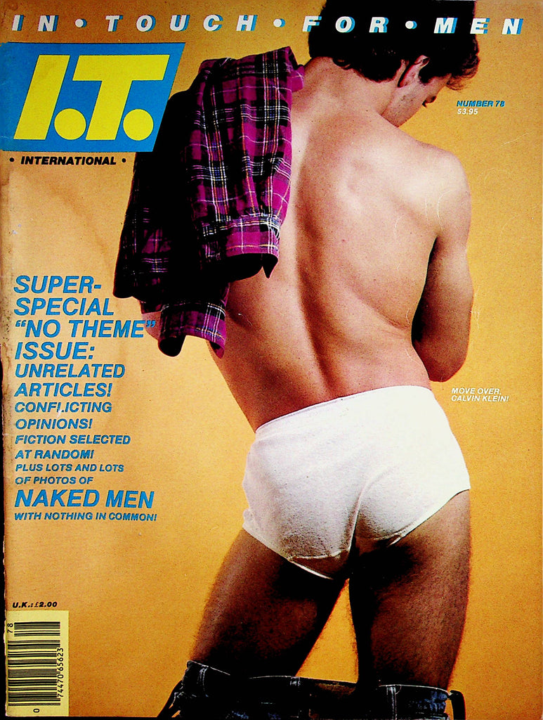 In Touch For Men Gay Magazine  Coverguy Buddy Singer  #78  1983    081322lm-p