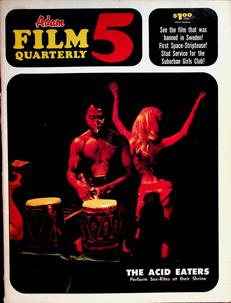 Adam Film Quarterly Magazine  The Acid Eaters / Jane Fonda- Barbarella  #5 July 1968      062322lm-p2