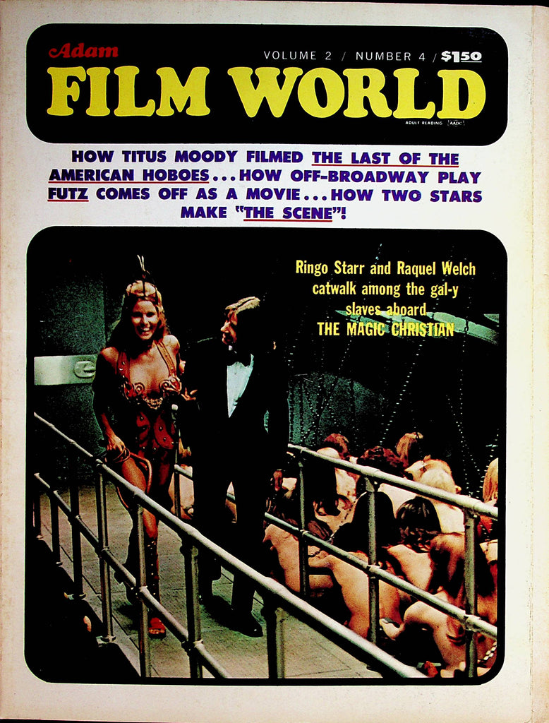 Adam Film World Magazine   Ringo Starr &  Raquel Welch In The Magic Christian  vol.2 #4 1970     062122lm-p2