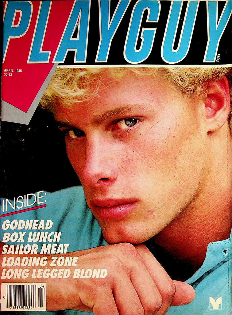 Playguy Gay Magazine  Cover Guy Kurt Marshall   April 1985      080422lm-p2